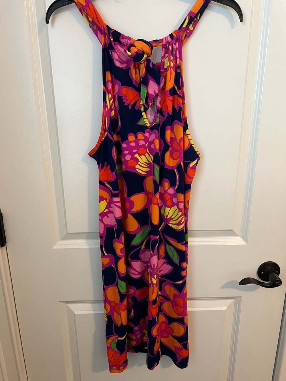 Trina Turk Tropical Floral Halter Dress Large - NWT - Picture 2 of 7